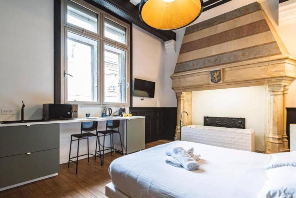 Fire, Appartement Vue Cathedrale 랭스 외부 사진